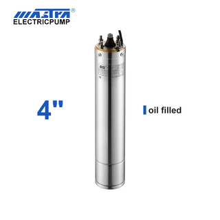 motor sumergible de enfriamiento de aceite 4 pulgadas